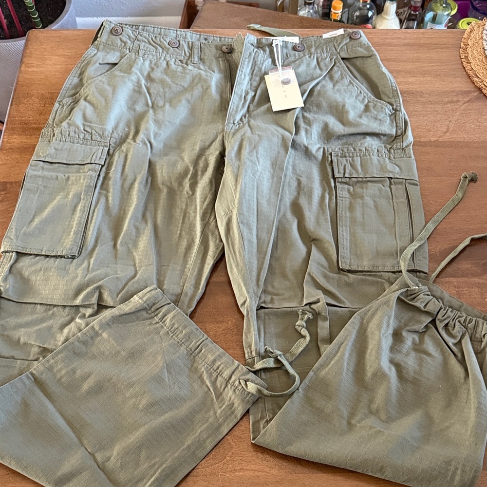 Men's Olive Cargo Pants